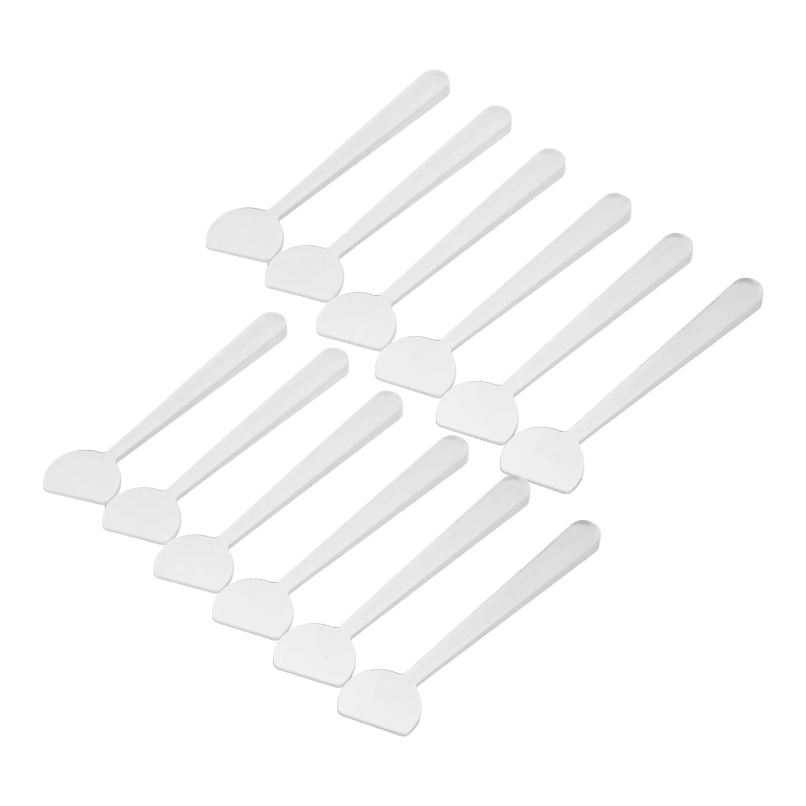 

100Pcs Face Cream Spoon Small Plastic Skincare Spatula for Mixing Masks Lotion Accurate Dispensing Beauty Tool