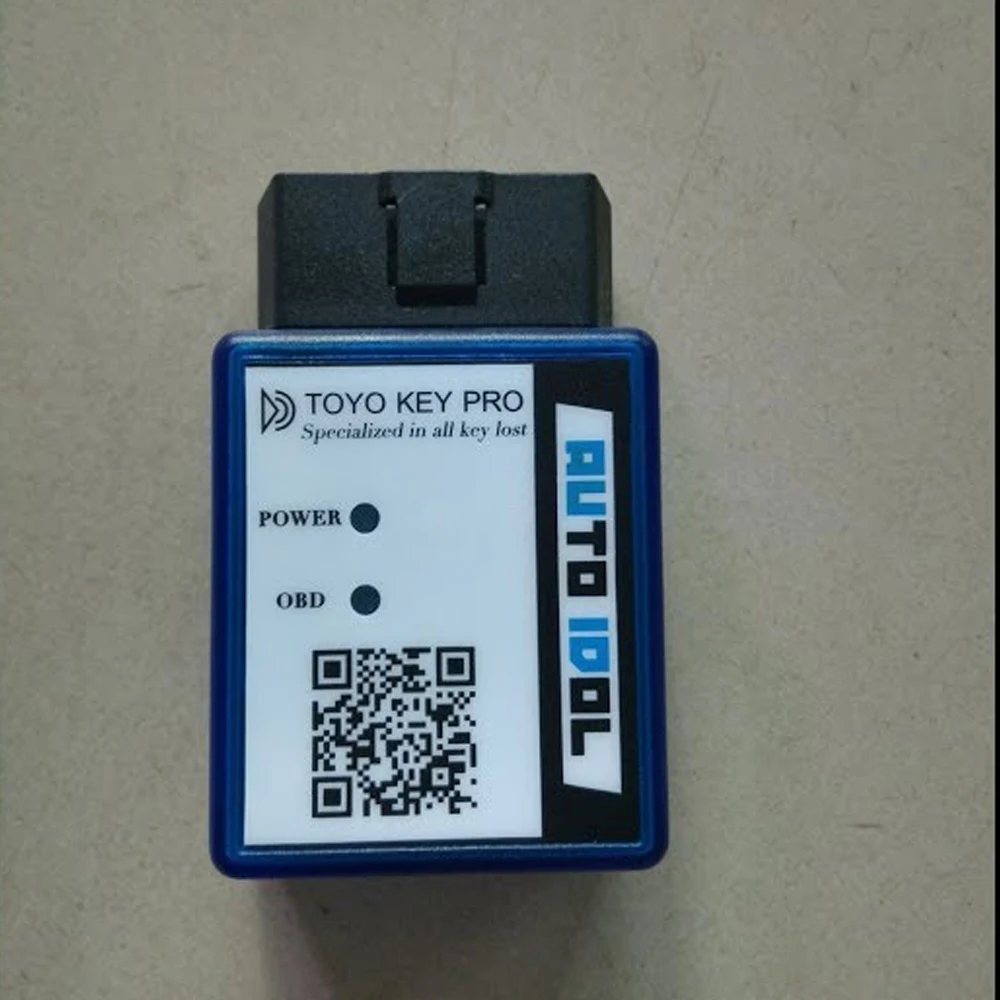 For Toyo Key Pro OBD2 Support for Toyota 128/80/40 BIT (4D-H,4D, 4D-G) All Key Lost for Toyota Car Auto Key Programmer