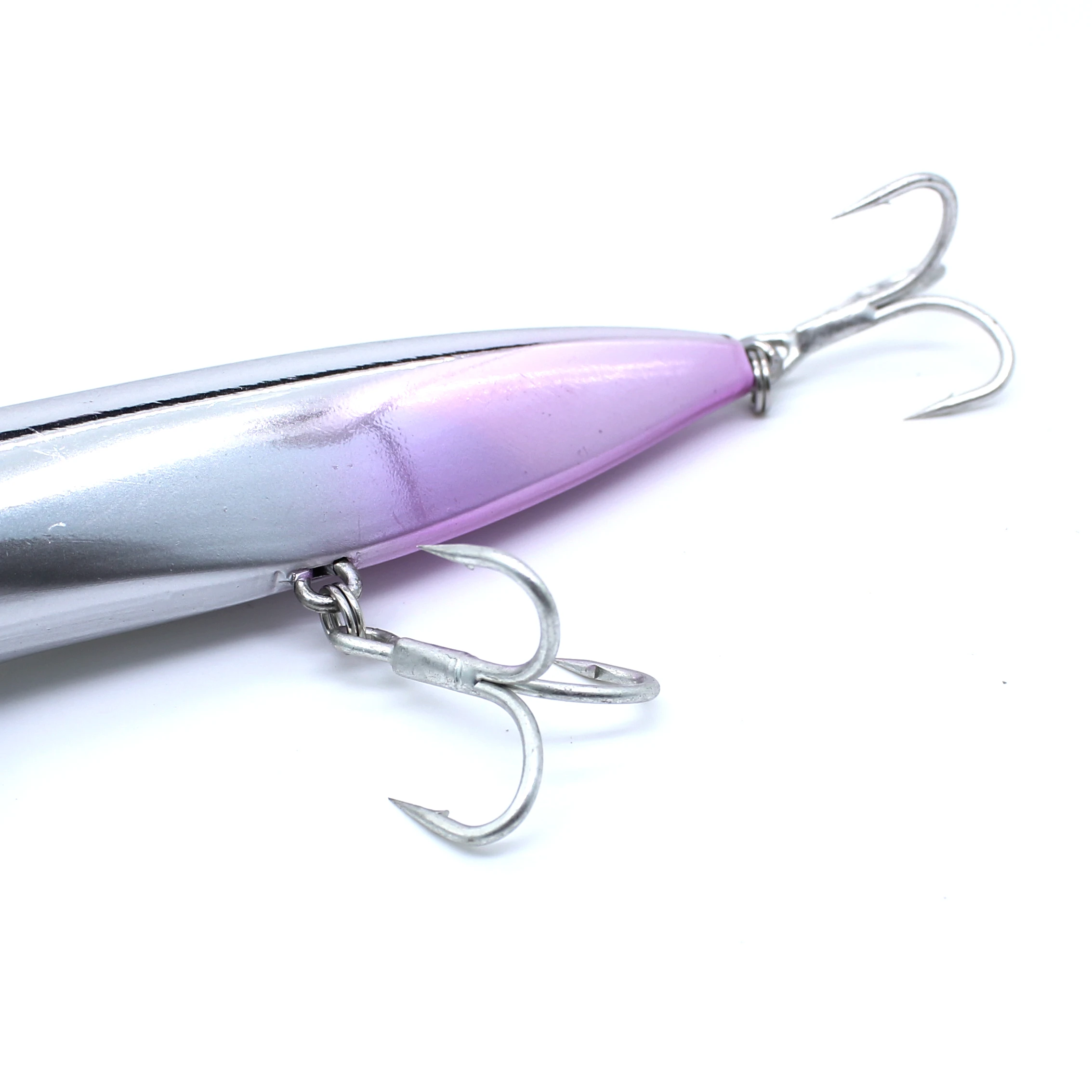 AOCLU-Hartköder für Tiefseeboot, schwimmende Minnow, Jerkbait-Rassel, Felsköder, 4 x Drillinge, japanische Qualität, 150 mm, 33 g, 1 Stück – Detail 6