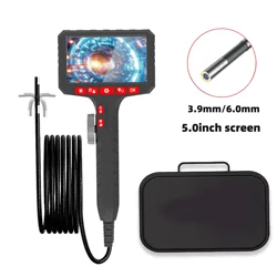 LAFOCH 5inch  Borescope, 3.9mm Endoscope Camera, HD 1080P with LED Illumination for Automotive Repair, Plumbing Inspection