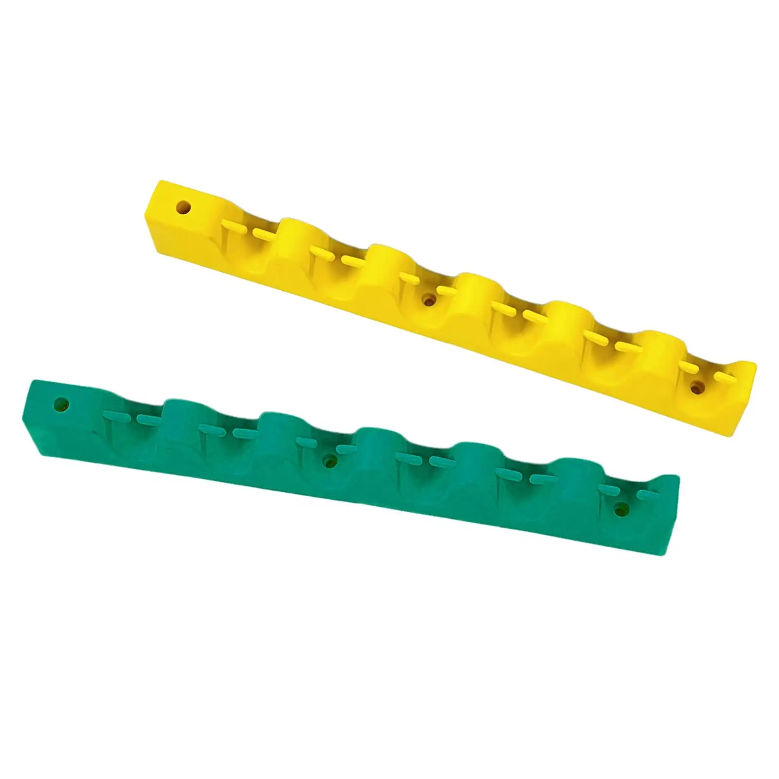 

Держатель для бильярдных палок Стойка для кия для бассейна Настенные аксессуары с 6 слотами Удобная резина