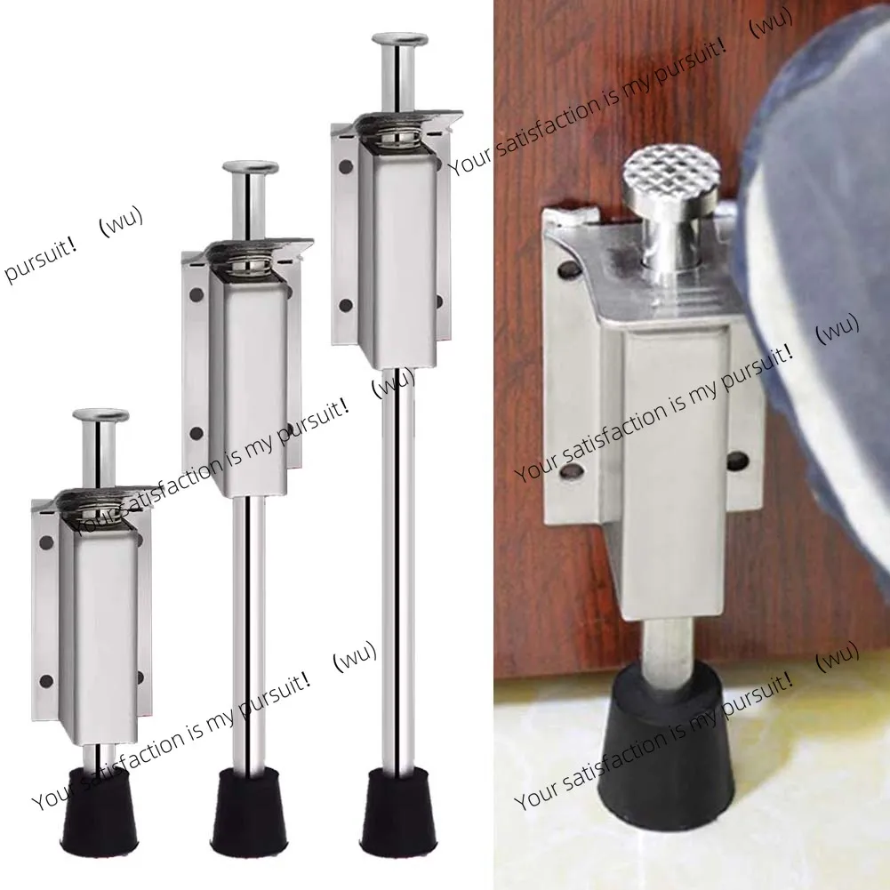 Steel Foot Pedal Door Limiter, Floor Limit 140mm, 200mm, 250mm Door Hardware Household Tools