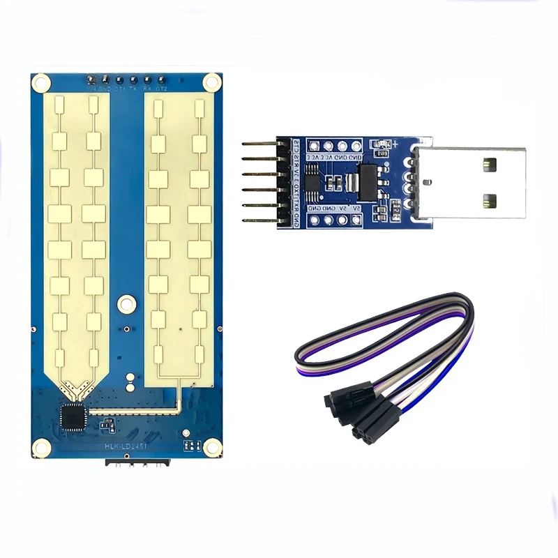 Free Shipping Hi-Link 24G Vehicle Range and Speed Millimeter Wave Radar HLK-LD2451 Vehicle Status Monitoring Sensor Module