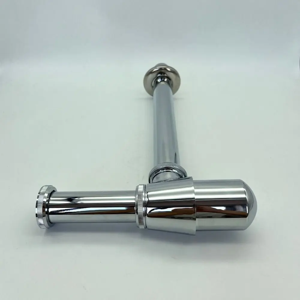 

Without Overflow Bottle Trap Deodorant Type Zinc Alloy Adjustable Height Siphon Drainer Plumbing Tube Removable Easy To Install