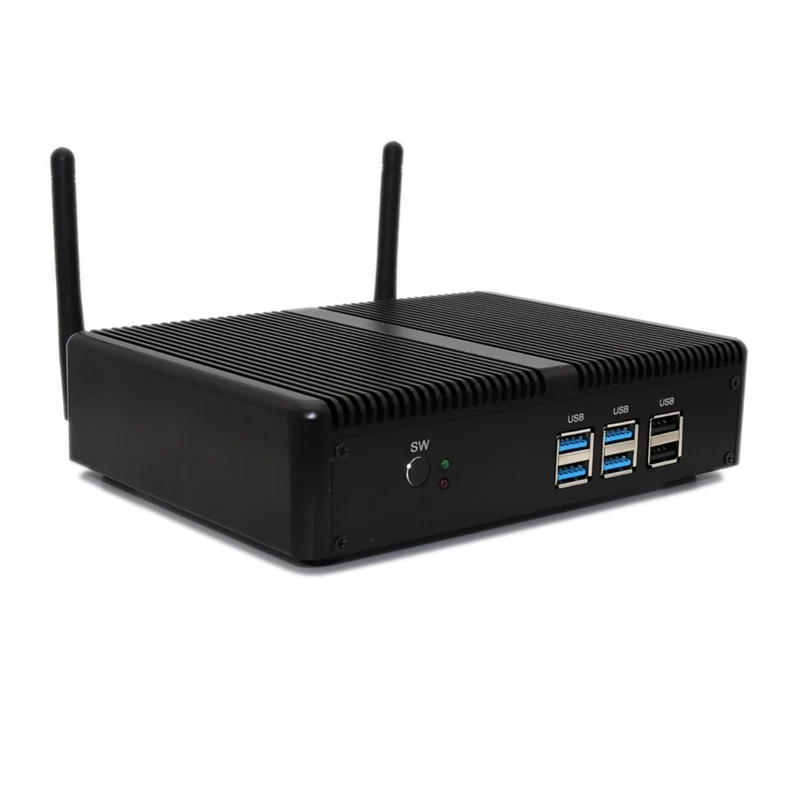 Home Office NUC Mini PC Intel Core i3 6006U 7020U 7167U 8G RAM 128G SSD Windows 10 Desktop Fanless Mini Computer 6USB HD VGA