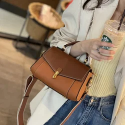 Women's Genuine Leather Bag New Trendy All-match Messenger Shoulder Bag Ladies Fashion First Layer Cowhide Handbag High Quality