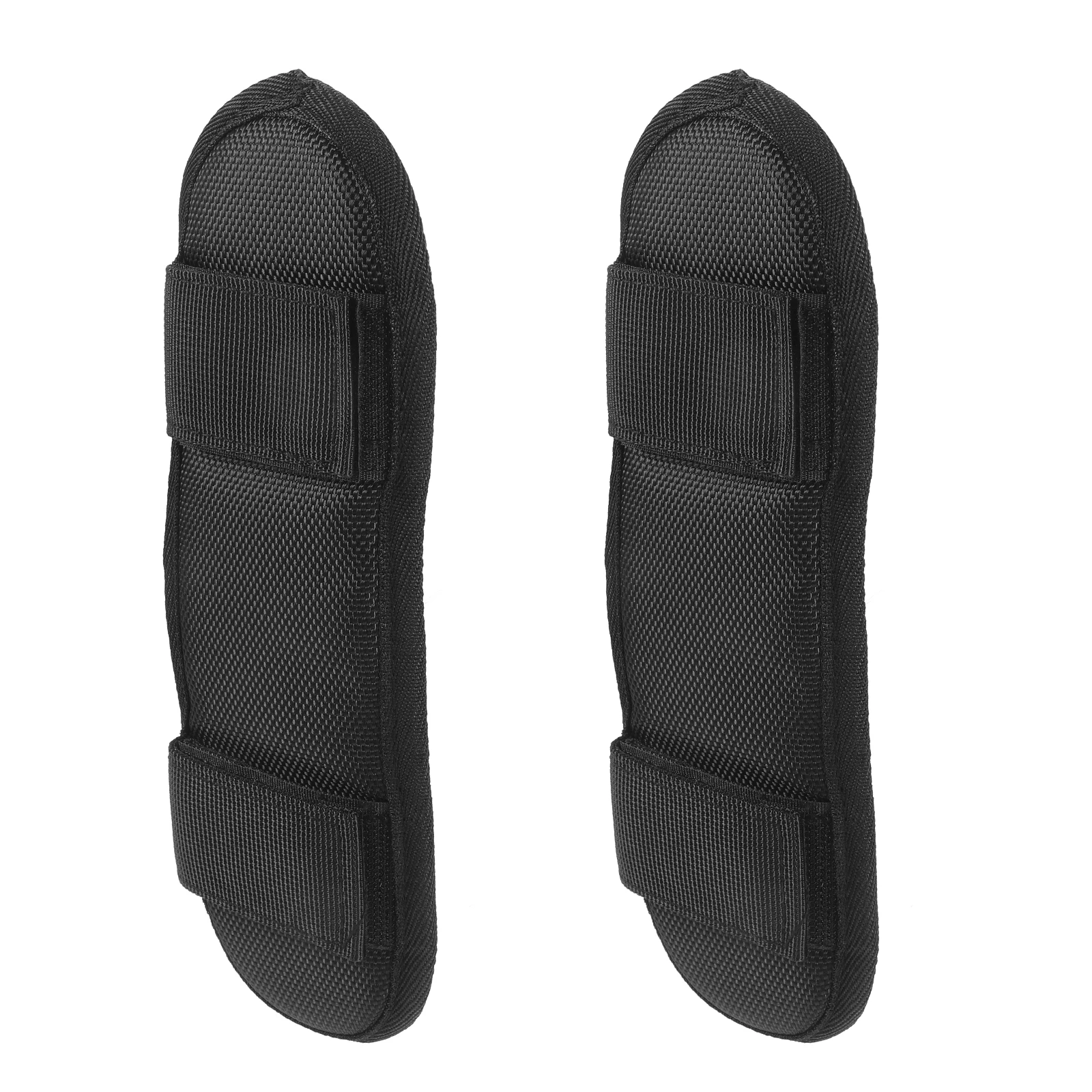 

2pcs Black Vest Shoulder Pads Thick Decompression Cushion for Backpack Laptop Guitar Straps Practical Replacement Pad