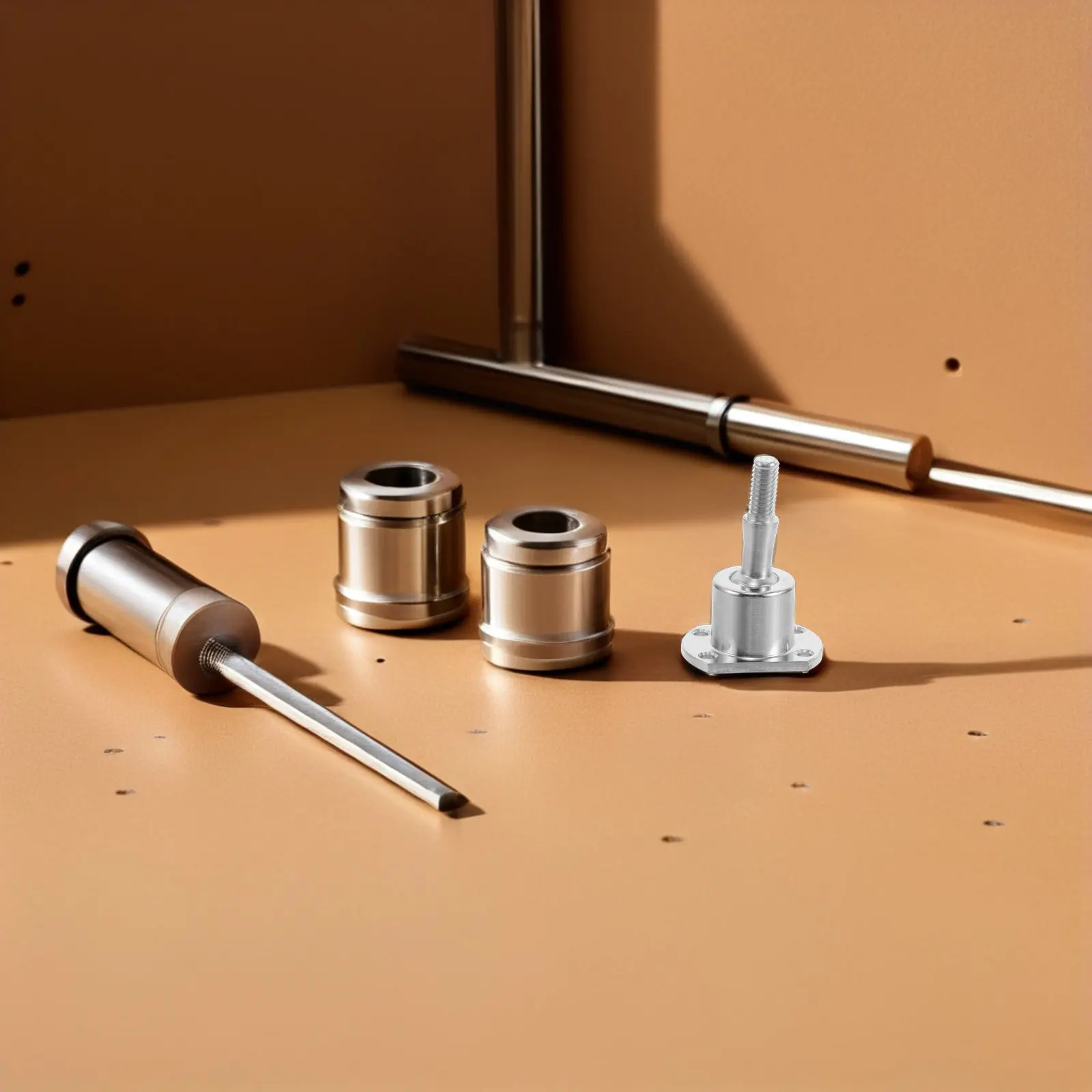 Small Ball Joint Torque Shaft Hinge Metal Damper Stop Anywhere for Folding Tables Windows Doors Wardrobe Cabinets Boxes M5 1.0nm