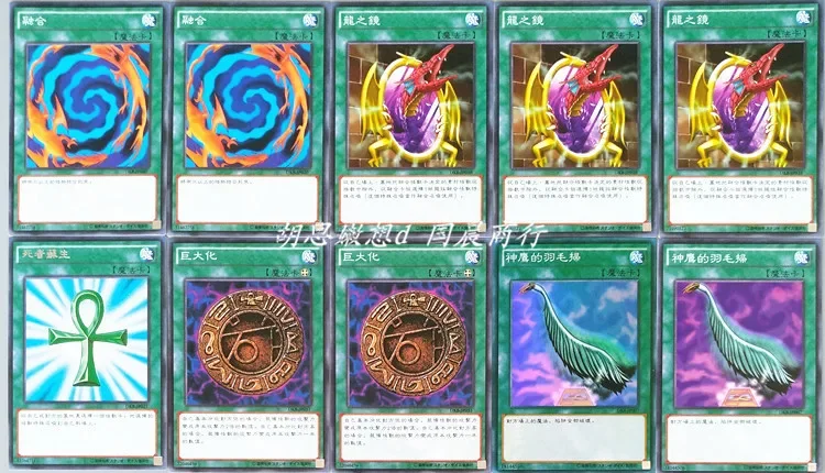 Yu-Gi-Oh Collectible Battle Card Dragon Tyrant Group Five Gods Green Eyes White Dragon Victory Chaos Warrior