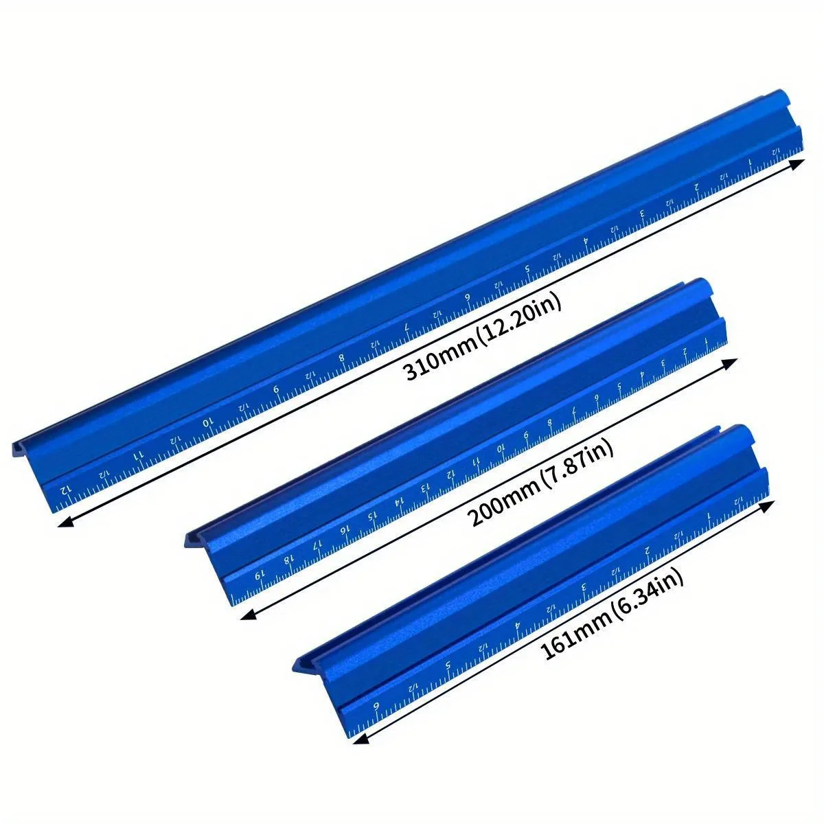 

Прецизионная метрическая и дюймовая V-образная линейка для разметки, столярная линейка для разметки линий - параллельных/вертикальных линий, разметочный шаблон для деревообработки