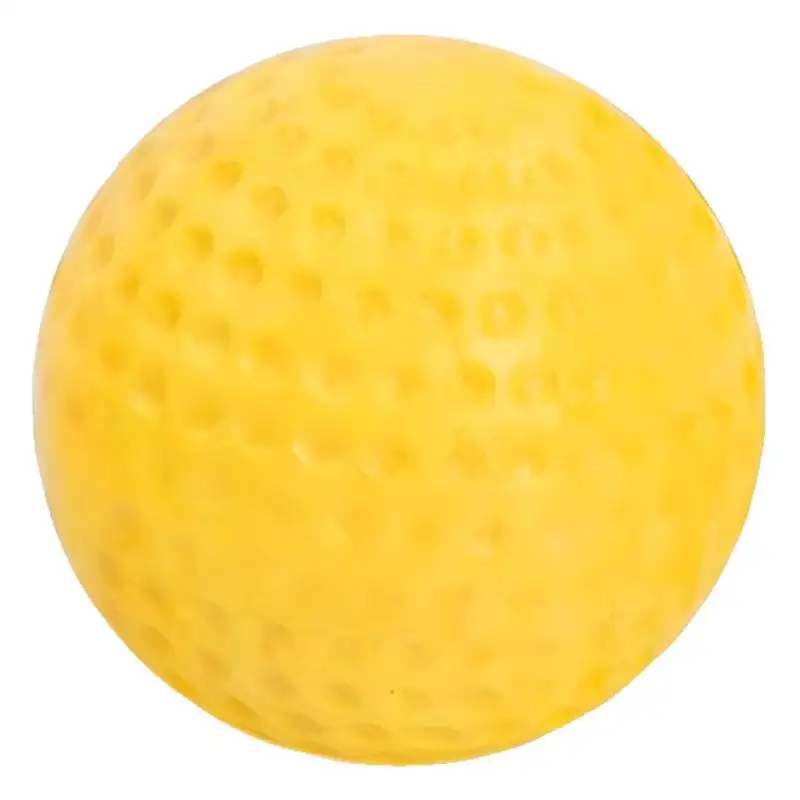 Golf Balls 10pcs Indoor Or Outdoor Practice Golf Balls Yellow PU Soft Golf Balls Golf Training Aid Balls