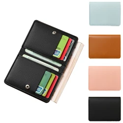 Classic Designer PU Leather Small Wallet for Men Short Simple Women's Purse Fashion Ultra Thin Credit Card Bag Coin Purse-LJX