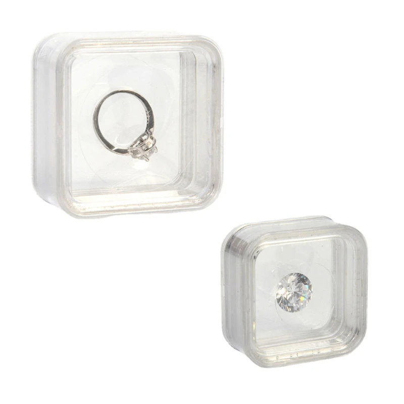 Elasticity Membrane Jewelry Storage Box Clear Floating Frames Box Display Holder Dropshipping