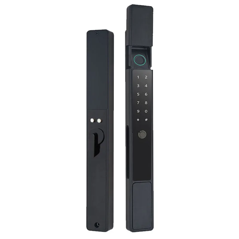 

TTLock APP Narrow Body Automatic Bridge Breaking Aluminum Fingerprint Lock Waterproof For Outdoor Pull Push Sliding Door Used