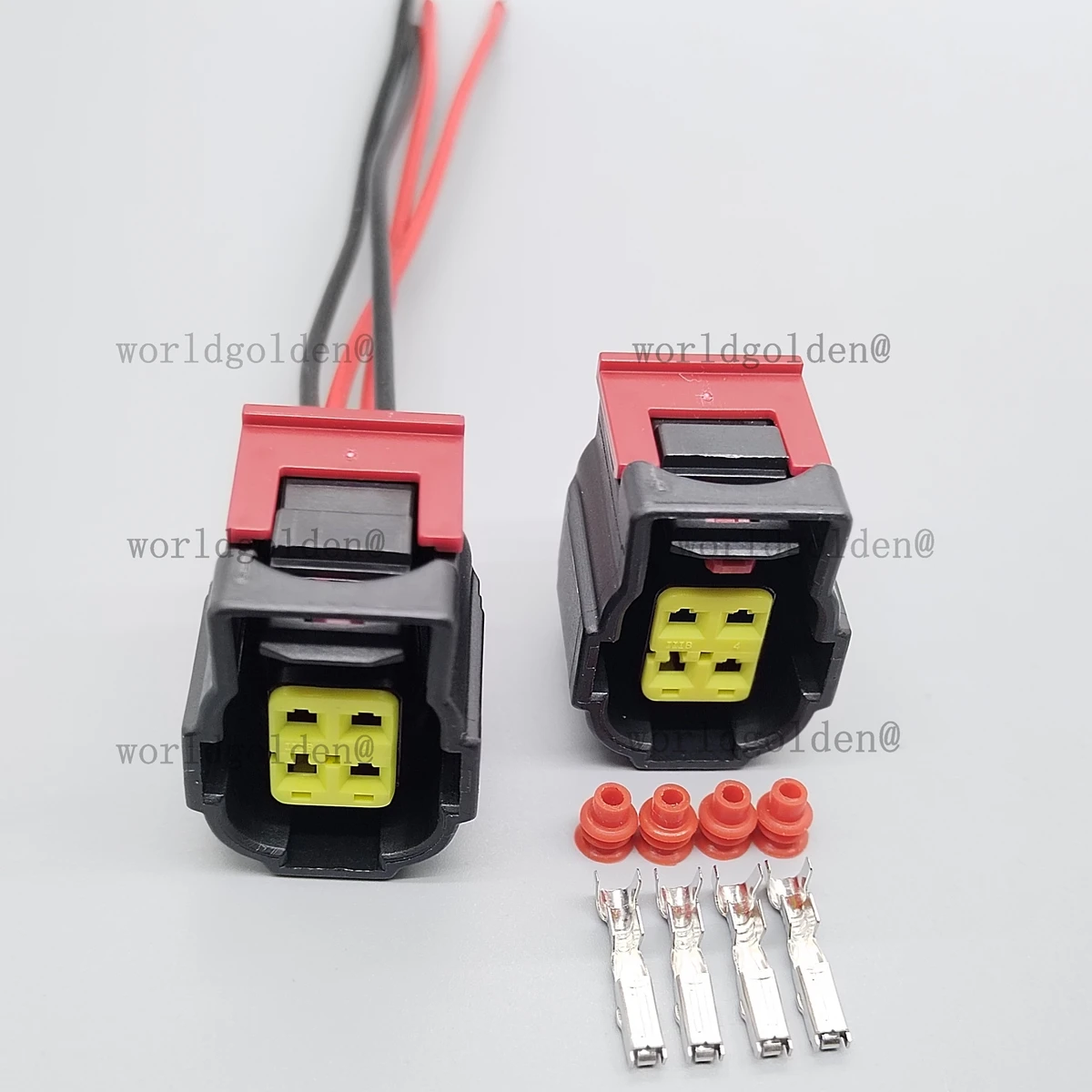 184246-1 184248-1 4Pin Waterproof Circuit Connector for auto sensor wire docking & electrical fault troubleshooting