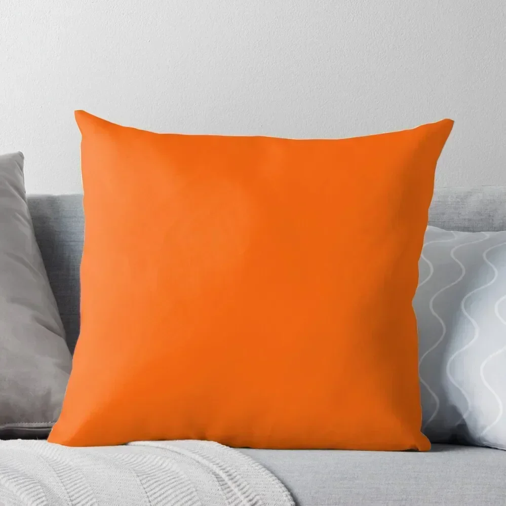 

VERY VIVID ORANGE- OVER 100 SHADES OF ORANGE ON OZCUSHIONS Throw Pillow Cushion Cover Set Luxury Pillow Case pillow