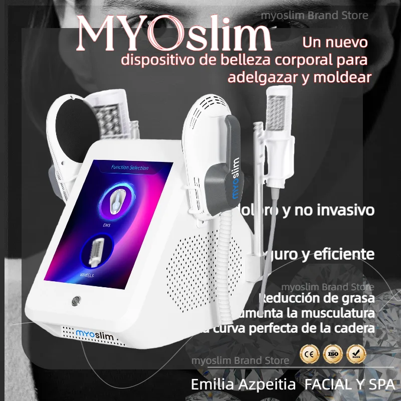 Myoslim Roller Slimming Machine MYOSLIM RF 2 in 1 Fat Burning Slimming Inner Bead Roller Massage Slimming Muscle Stimulator