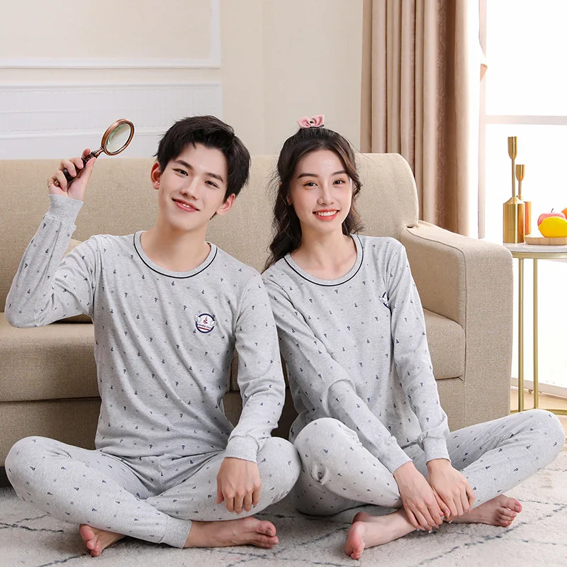 Teens Boys Pajamas Winter Long Sleeved Children's Clothing Sleepwear Baby Pajamas Cotton Pyjamas Sets For Kids 7 9 12 15 18Years