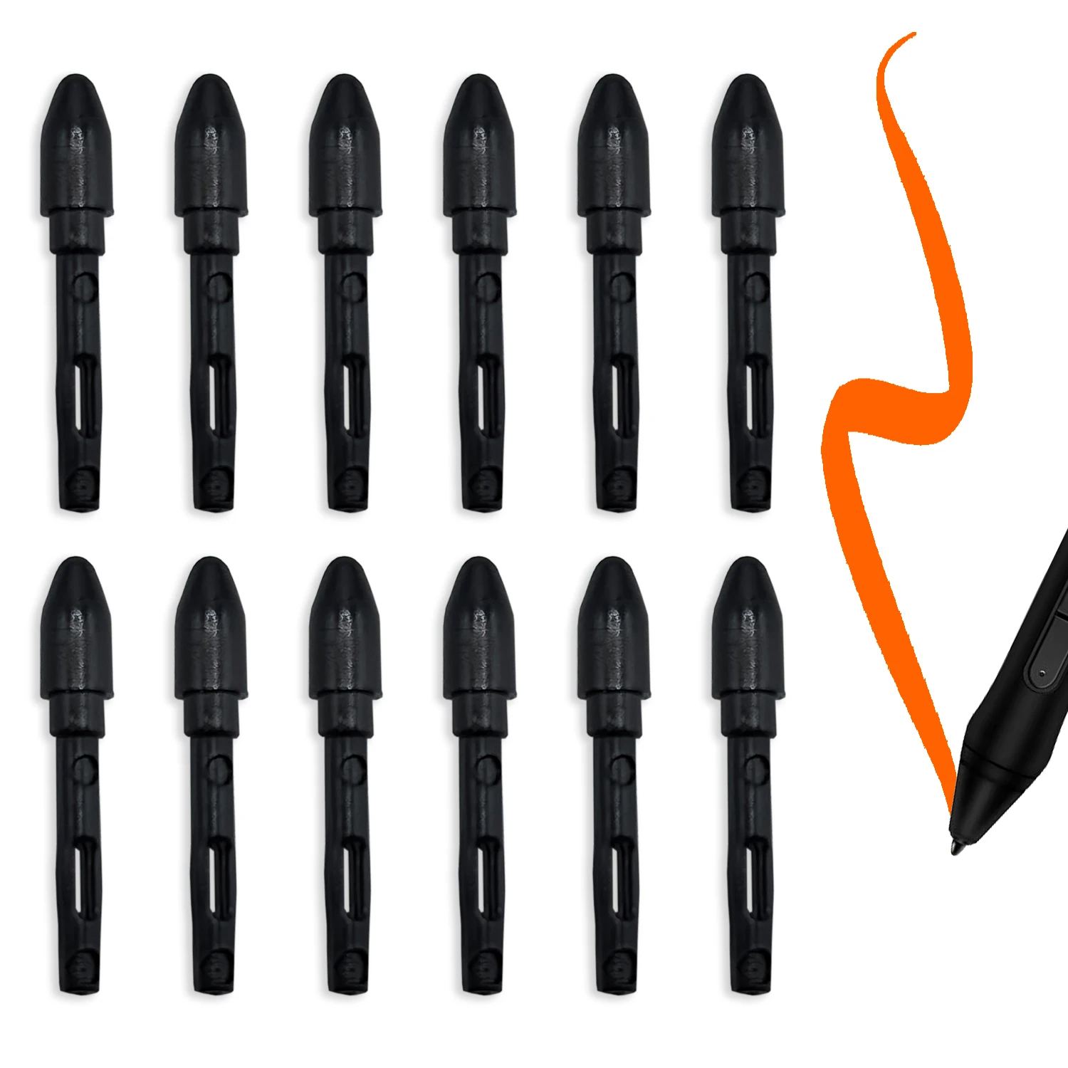Replacement Pen Nibs For GAOMON ArtPaint Pen AP10 / AP20  AP31/ AP32 / AP40 / AP50, Graphics Tablet for Drawing Stylus