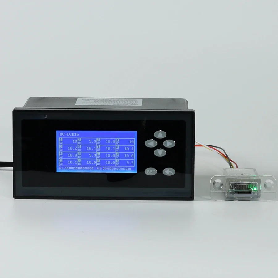 Industrial Universal 16 Multi channel Temperature Data Logger RTD PT100 Thermocouple input lcd display