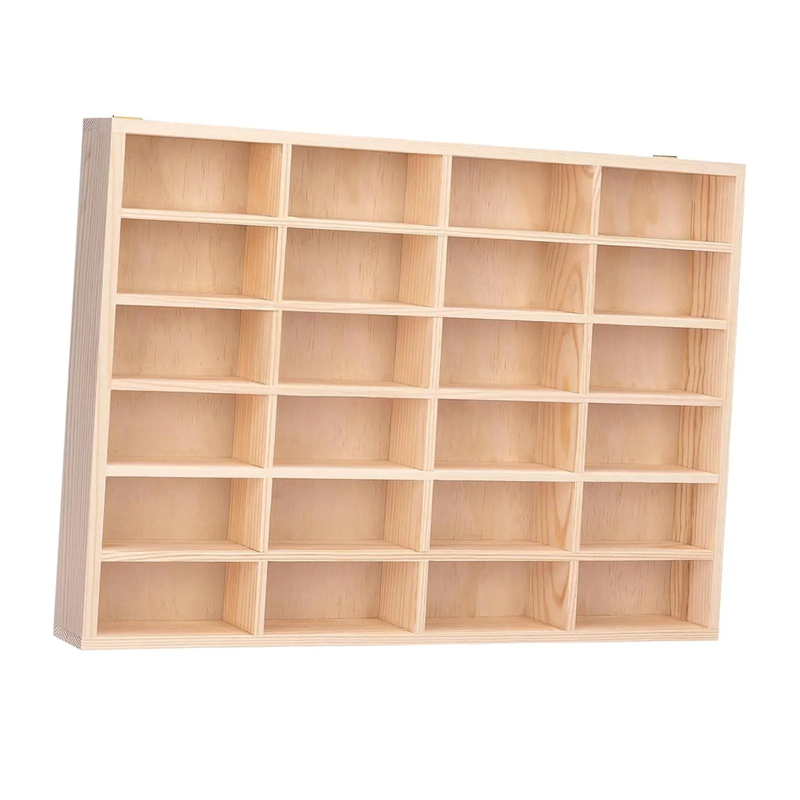 1/64 Model Auto Vitrine Home Decor Decoreren Ambachtelijke Showcase Modern Hout 24-ruimte Muurbevestiging Organizer voor Beeldjes Kantoor