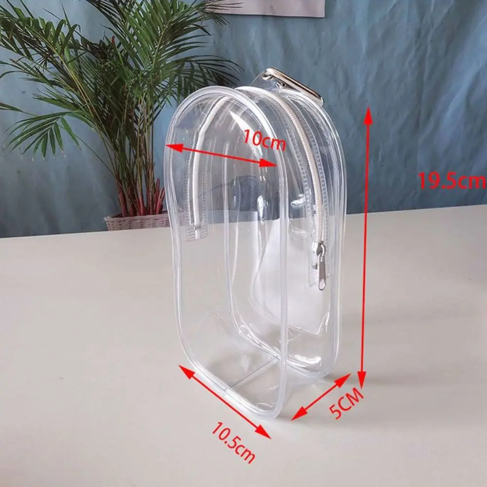 1PCS PVC Transparent Puppe Outdoor Tasche Spielzeug 19*10CM Staubdicht Lagerung Fall Tasche Dekoration Wasserdichte Puppe display Box