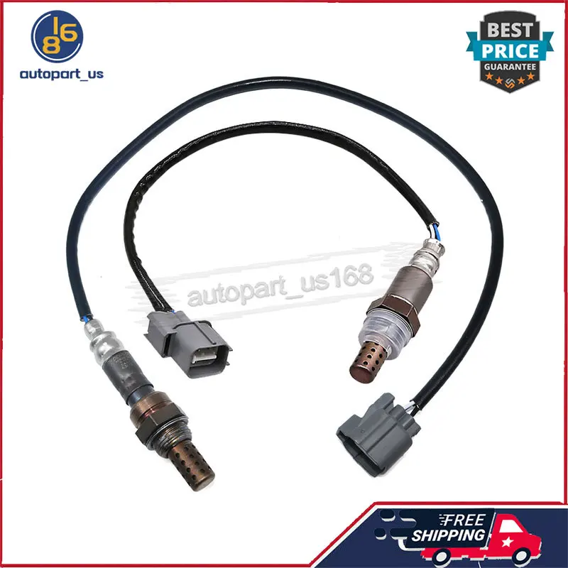 Upstream & Downstream 2Pcs Oxygen Sensor Lambda Sensor O2 Sensor 234-4727 234-4621 For Honda Accord Acura CL Acura TL