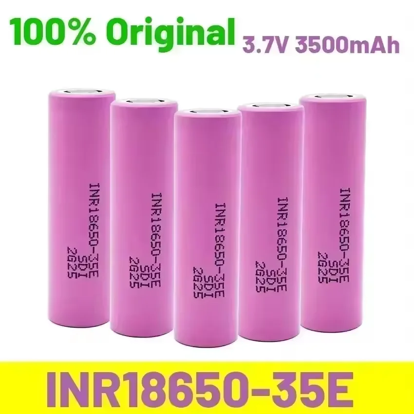

NEW 35E original 18650 lithium battery 3500mAh 3.7v 20A high power INR18650 for electrical tools