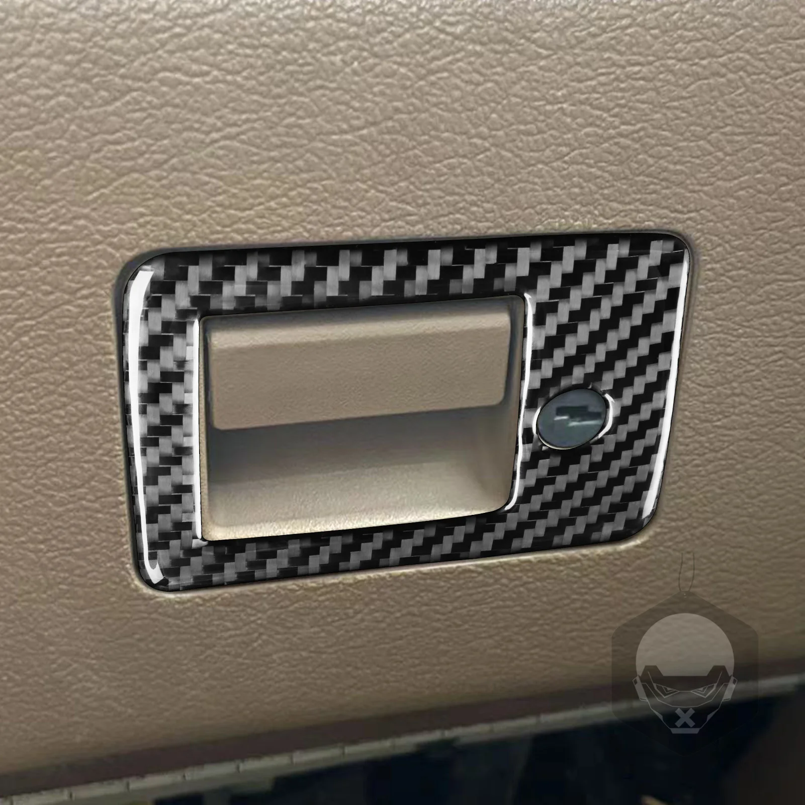 For Ford Mustang 1996 1997 1998 1999 2000 2001 2002 2003 Carbon Fiber Glove Box Switch Panel Car Interior Accessorie Sticker