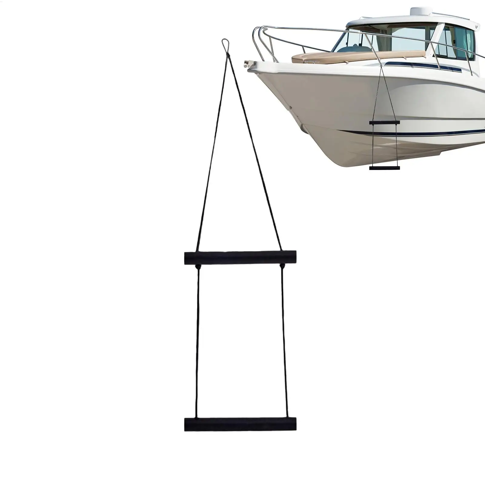 

Boat Rope Ladder Anti-Slip Fishing Rope Ladder Rope Water Equipment Boarding Assist Gear With High Load-Bearing Capacity For