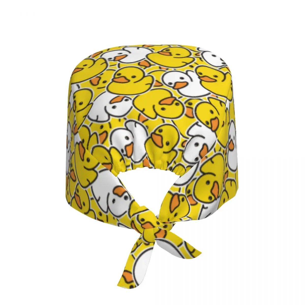 Yellow Cartoon Animal Rubber Duck Working Cap Surgical Hats Women Men Operating Room Cap Operator Hats Lab Works Hat