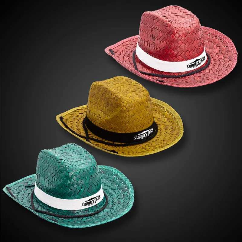 25 pcs/lot Simple men's and women's summer cowboy hat straw hat hollow weave foldable sun hat 57-58cm outdoor beach hat