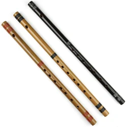 7 Hon/8 Hon japanische Flöte mit Linie, handgefertigte Holzbläser-Flöte für traditionelle Musikinstrumente mit Schutztasche für Anfänger