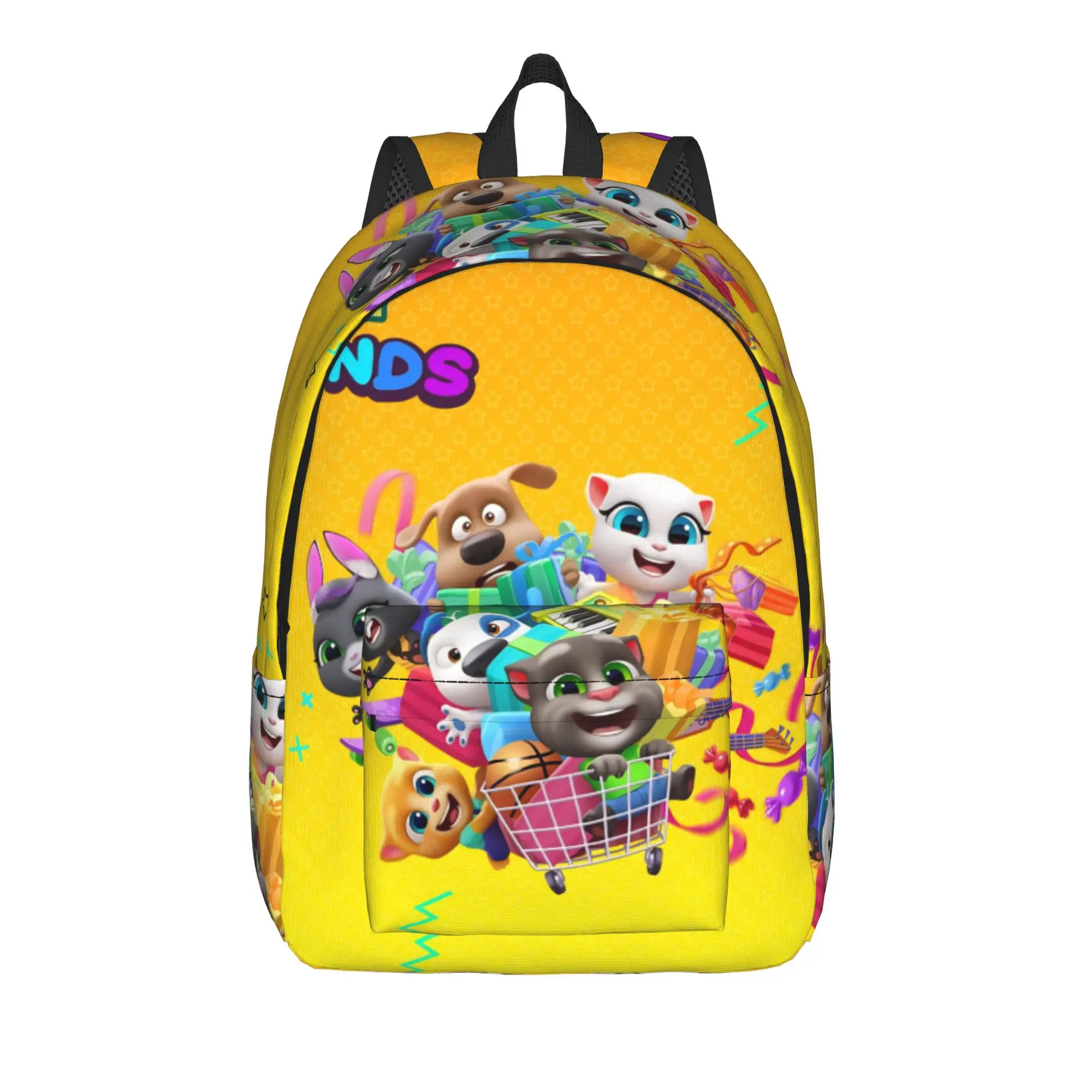 T-Talking T-Tom And F-Friends Teenage Backpack Outdoor High School Business  Daypack for Men Women Laptop Computer Shoulder Bag