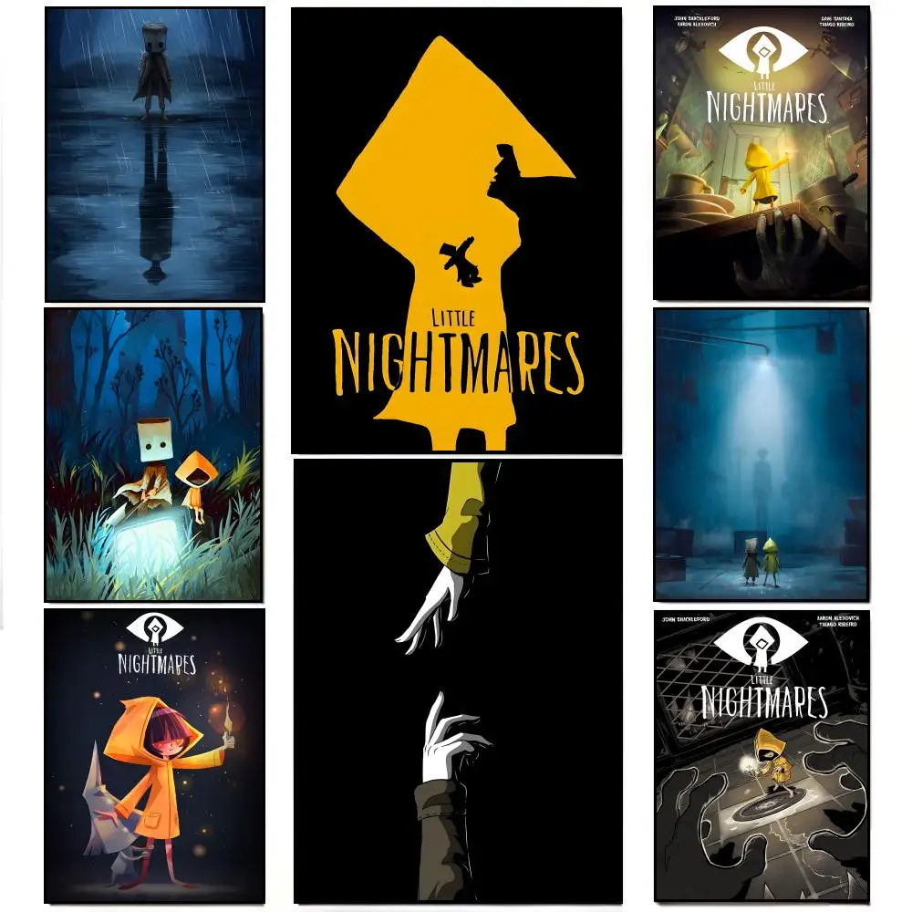 Creepy Atmospheric L-Little N-Nightmares Poster HD  Waterproof Wall Sticker Bar Living Room Decor Gift