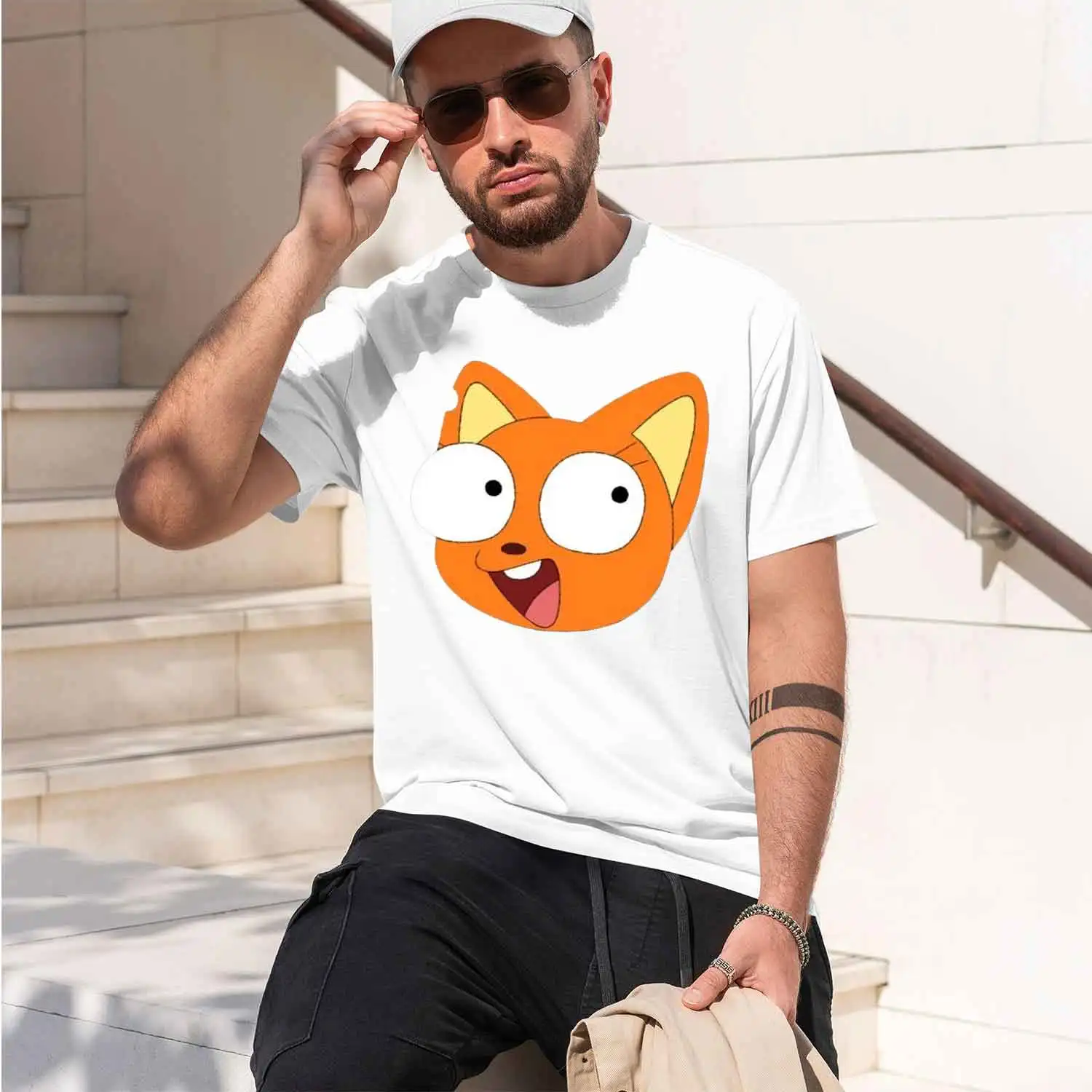 Kiff atterley T-Shirt grhs anime stuff big and tall t shirts for men 2026 New Model Short-sleeve crewneck T-Shirt Classic Casual