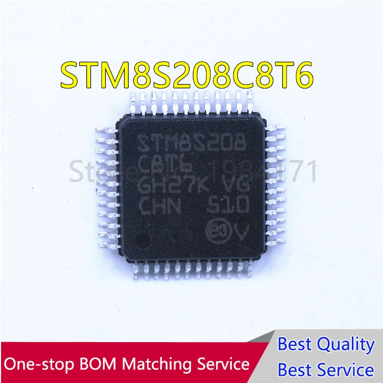 

20 шт. STM8S208C8T6 STM8S208 ST LQFP48 Новинка