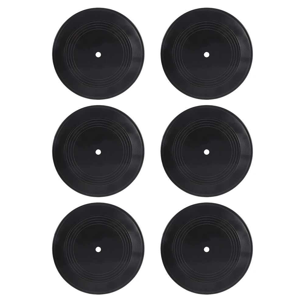 

6 Pcs Vinyl Record Wall Hanging Decorative Records Gift Decoration Colored Poster