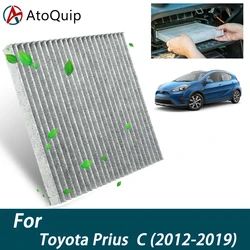 Car Cabin Air Filter For Toyota Prius C 2012-2019 Auto Filters Carbon Fiber 87139-02020 87139-02090 87139-06040 87139-06080