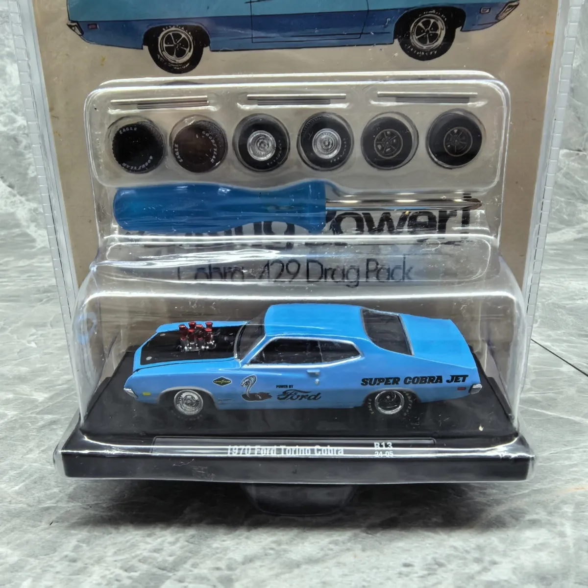 M2 1:64 1970 Ford Torino Cobra Die-cast Model Car
