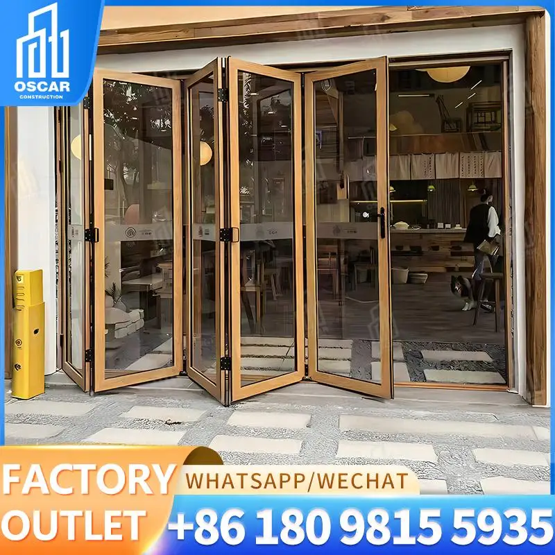 

Customizable Bifold Style Doors Ideal for European Commercial Spaces Factory Made Bifold Door