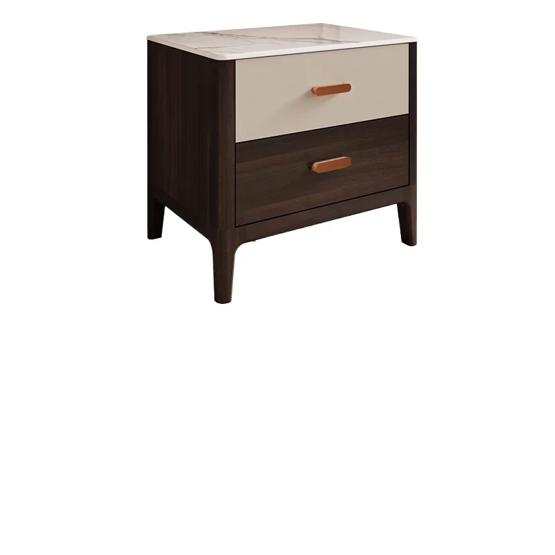 

1, художественная новая китайская прикроватная тумбочка из орехового дерева, шкаф для хранения в спальне, мрамор