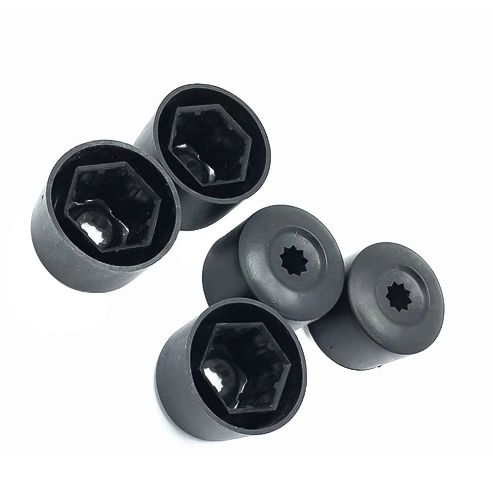 20PCS Car Tire Bolt Nut Cap Plastic Hub Cap for VW Jetta Golf MK5 Passat B6 Wheel Lug Bolt Center Nut Cover Dust Proof Protector