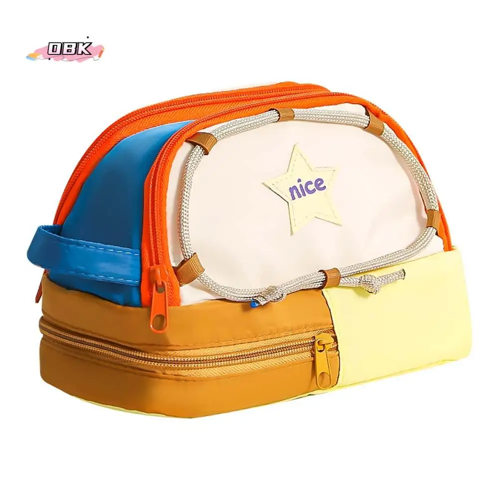 

Star Pencil Pouch Multilayer Stationery Bag Jewelry Storage 3 Layer Pencil Case Pencil Box Large Capacity Large Pen Bag School