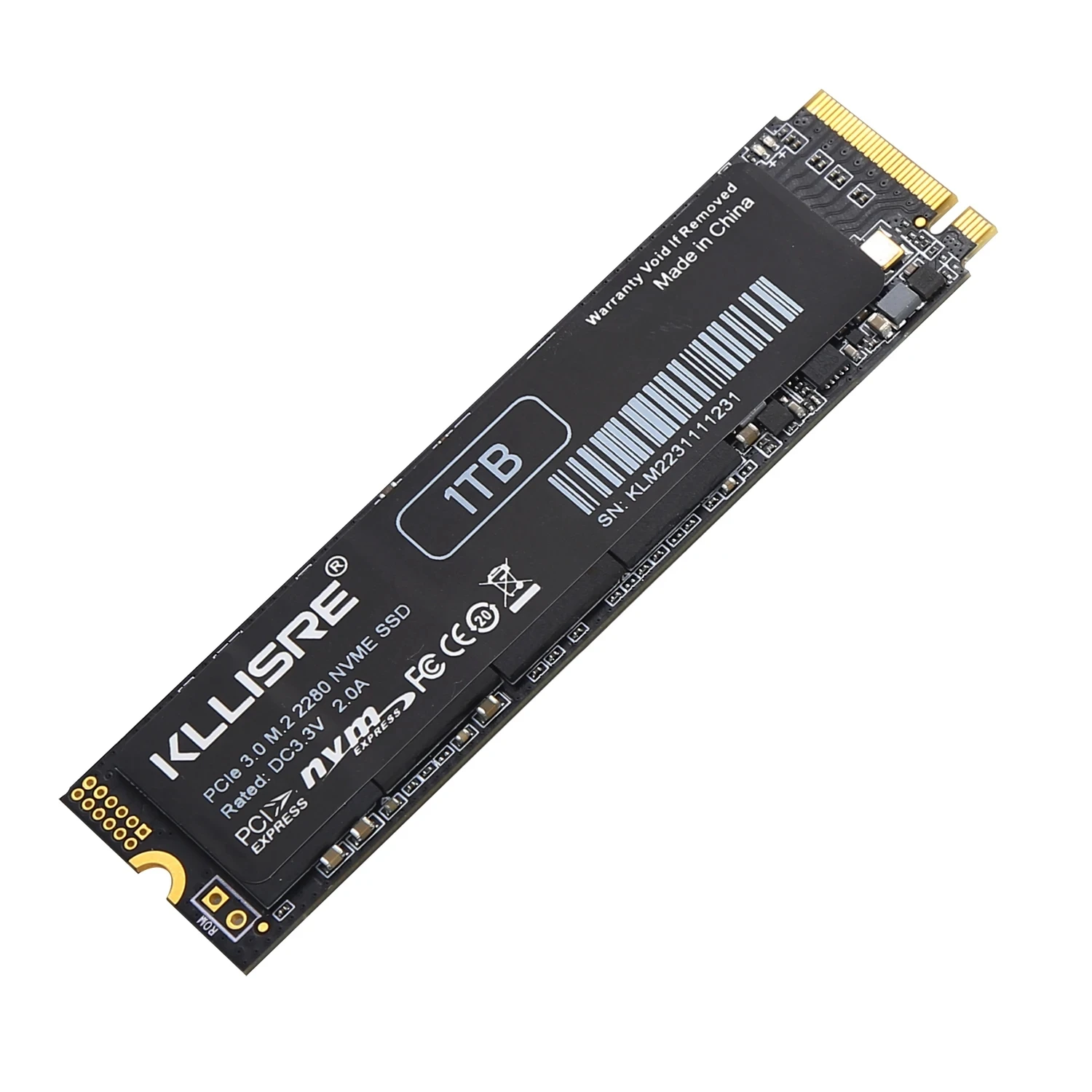 Kllisre SSD M2 512GB 1TB NVME SSD M.2 2280 PCIe disco rigido a stato solido per Laptop e Desktop