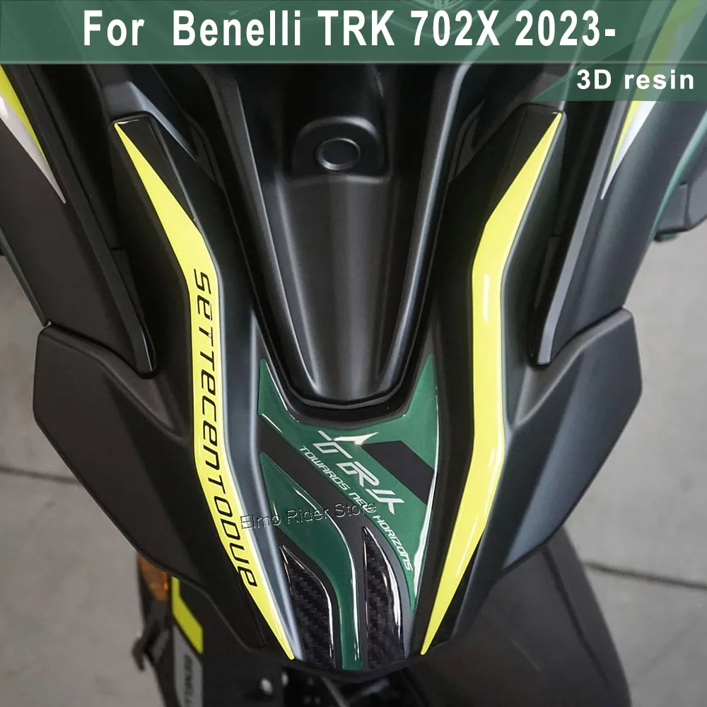 For Benelli TRK 702 TRK 702X 2023- 3D Gel Epoxy Sticker Kit 3D Motorcycle front end Protection Sticker