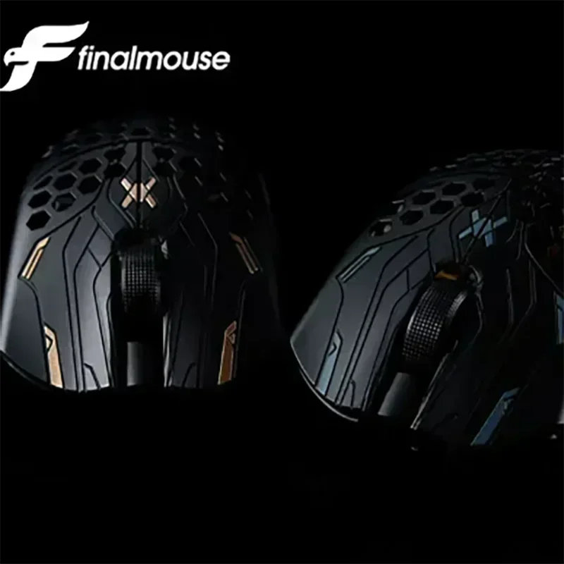 FINALMOUSE UltralightX ULX Pro Tarik Wireless Mouse Dual Mode Gaming Mouses Low Latency Lightweight Carbon Fiber Material PC