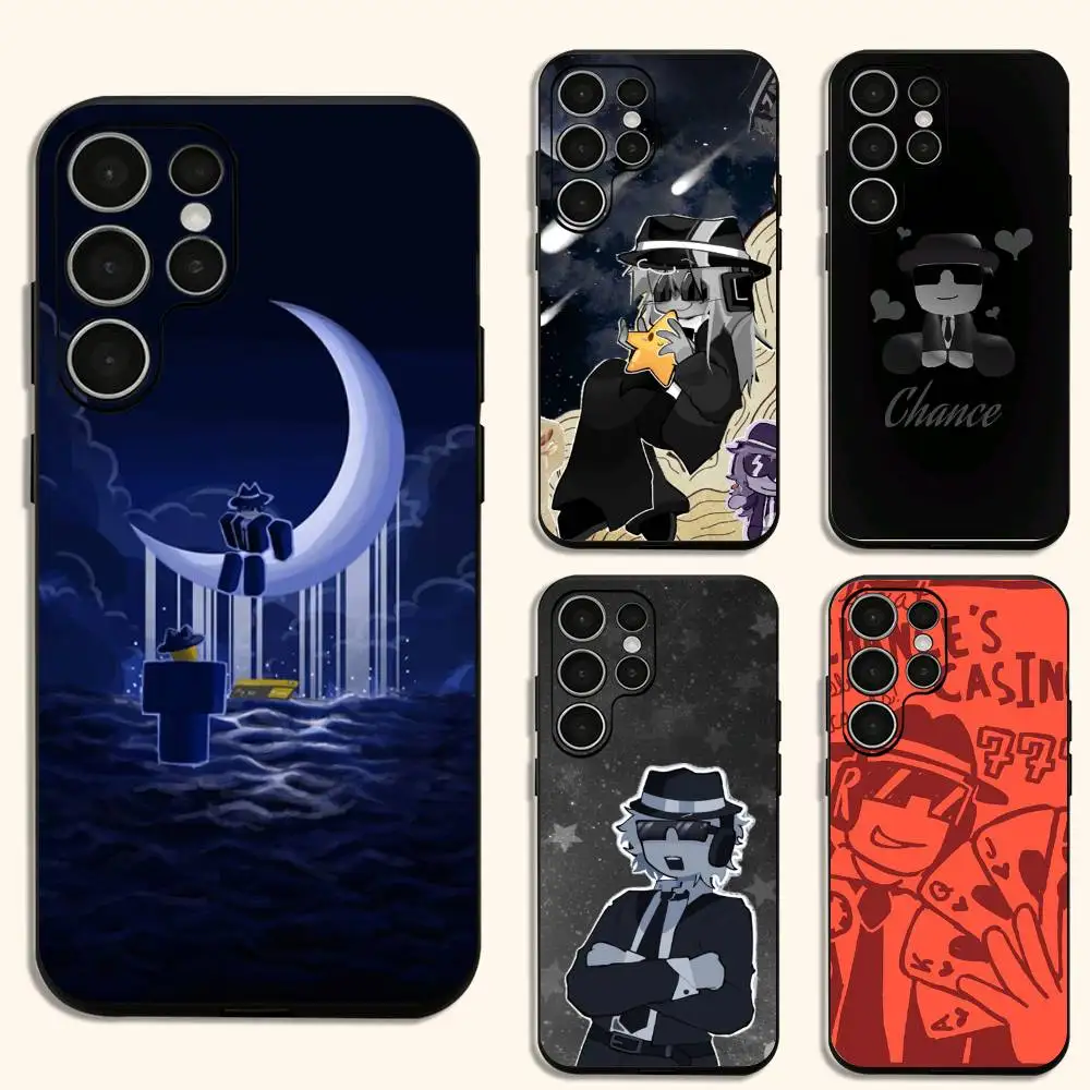 

F-Forsaken C-Chance Silicone Case For Samsung Galaxy S25 S24 S23 S22 S21 Shockproof Cover