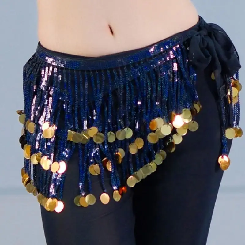 Sequins Wrap Váy bụng nhảy HIP HIP Wrap