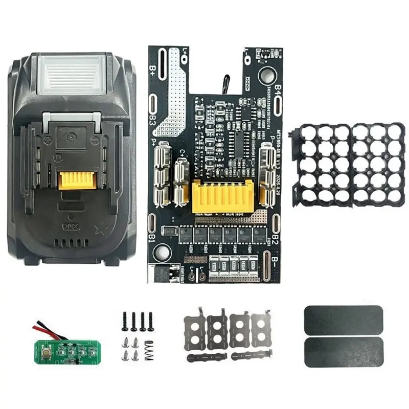 ABLJ For 21700 Battery Case- Charging Protection Board(6MOS) Supports 15X 21700 For BL1830-BL1860 Power Tools